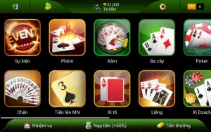 các game bài trực tuyến tại 79King